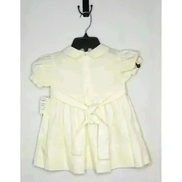 NWT Size 4T Petit Ami Yellow Floral Rose Smocked Dress - Picture 2 of 7